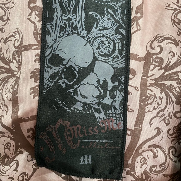 Miss Me Gold Collection brown Velvet Jacket Blazer size medium - Picture 2 of 7